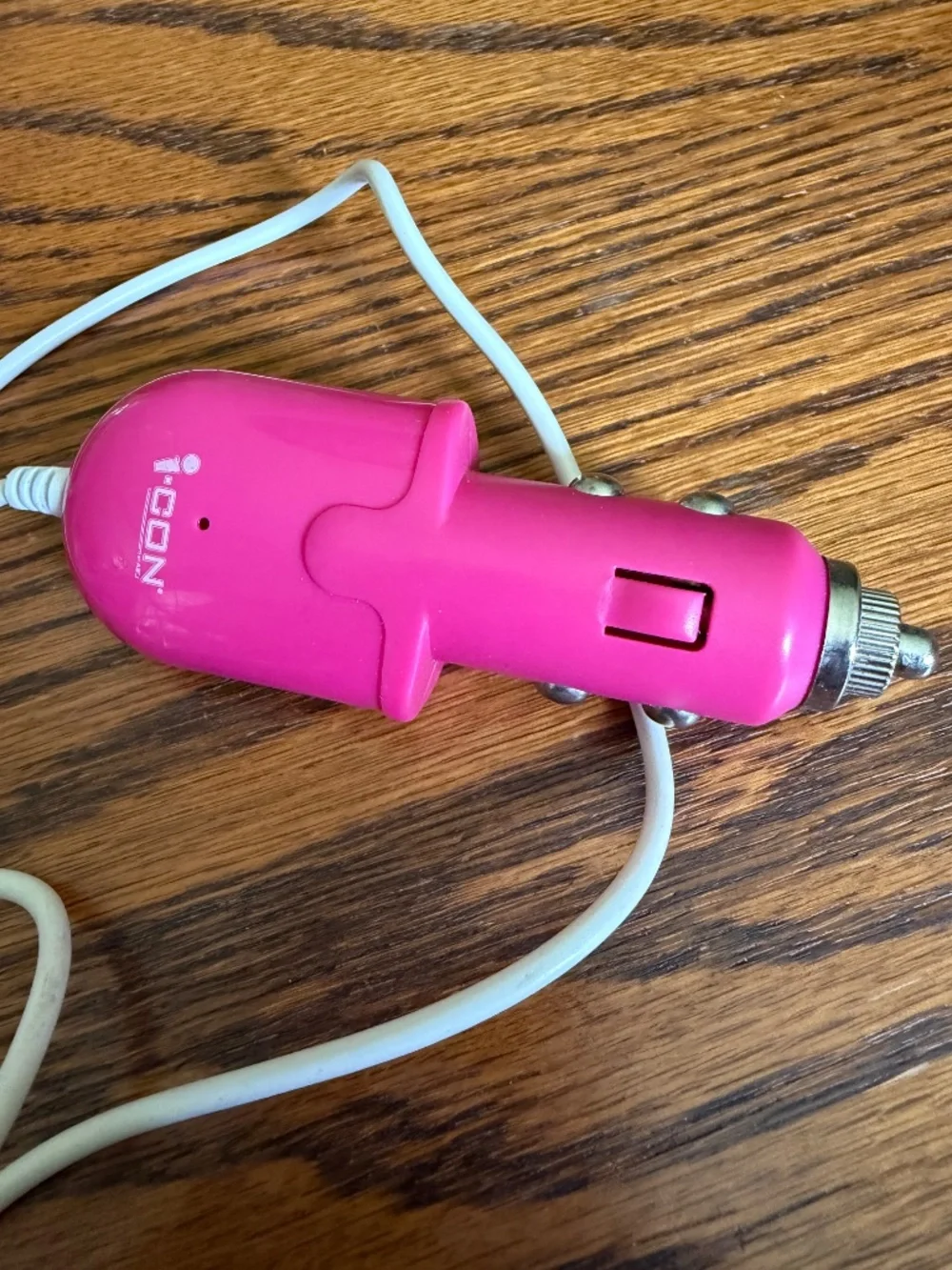 I-con Car Charger Adapter DC 12V for Nintendo DS Lite PS02700A3 Hot Pink